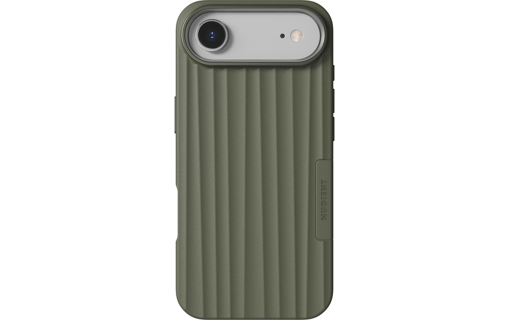 Nudient Coque arrière Bold MagSafe iPhone Air Olive Green