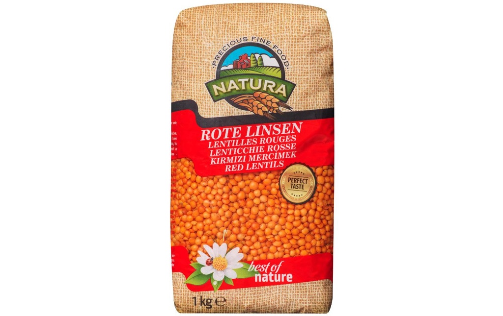 Natura Lentilles rouges 1 kg