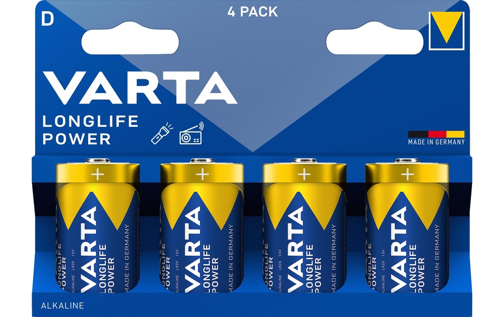 Varta Pile Longlife Power D , 4 Pièce/s