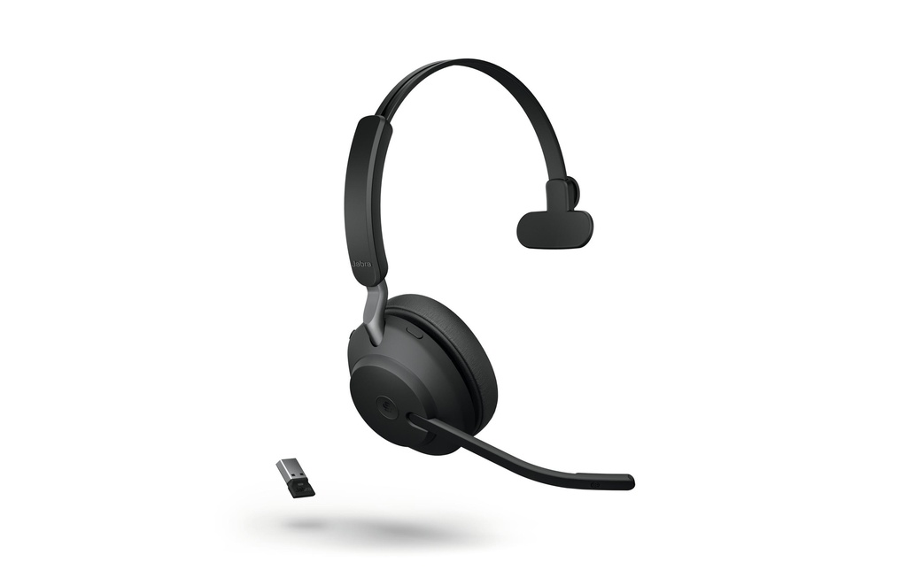 Jabra Écouteurs Evolve2 65 Mono MS  Noir, USB-A