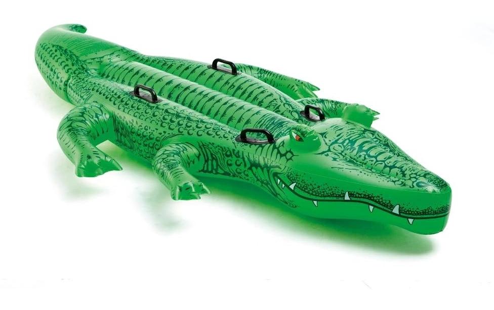 Intex Animaux flotteurs Giant Gator Ride-On