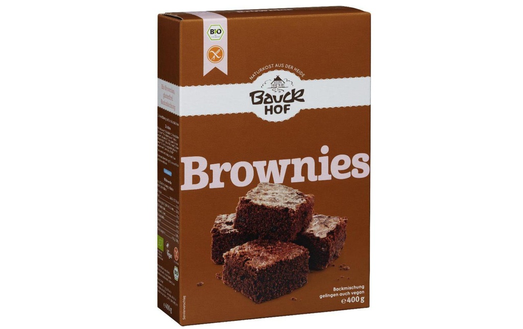 Bauck Mühle Préparation à gâteau Brownies sans gluten 400 g