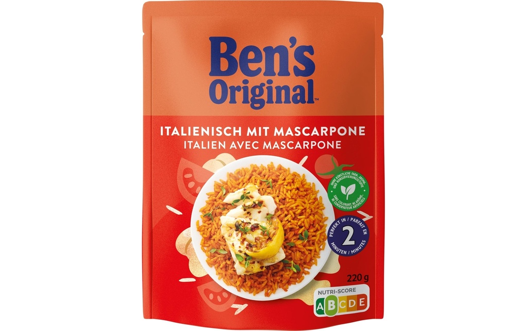 Ben's Original Riz Voyage express en italien 220 g