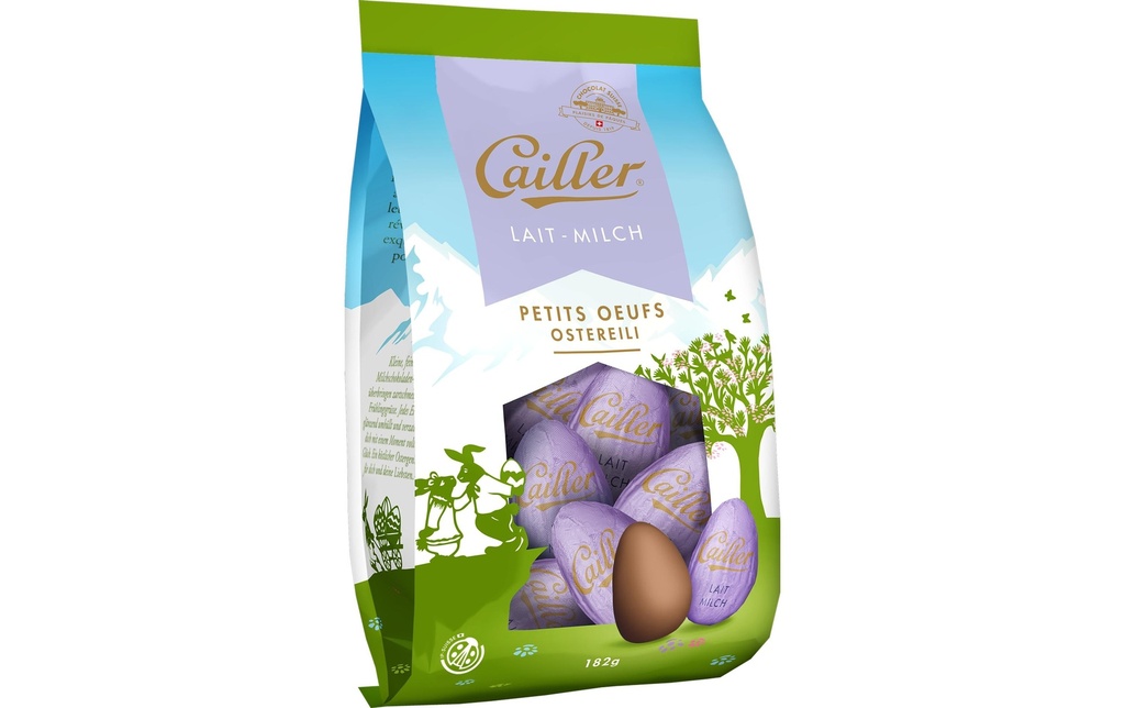 Cailler Chocolat Œufs de Pâques Lait 182 g