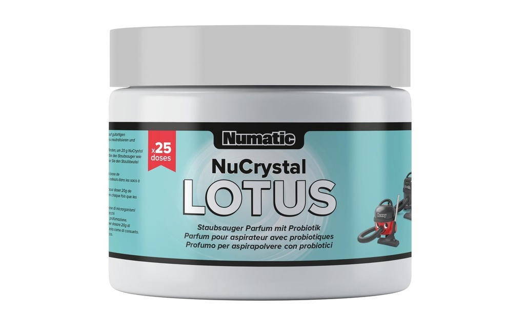 Numatic Déodorant pour aspirateur NuCrystal Lotus