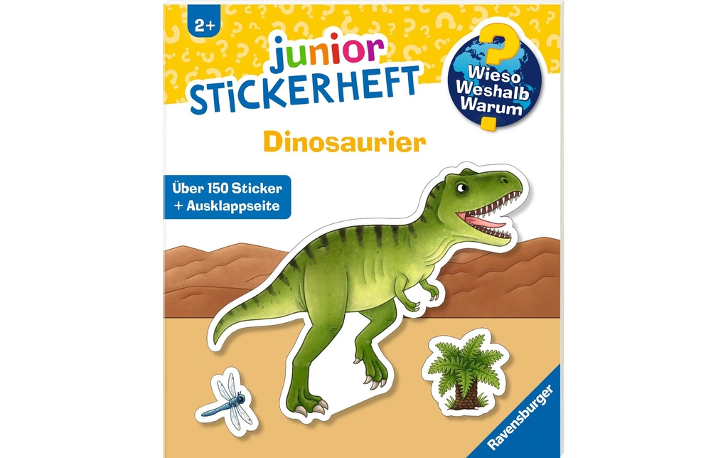 Ravensburger Livret d'autocollants Wieso? Pourquoi? Pourquoi? Dinosaures 21 x 24 cm