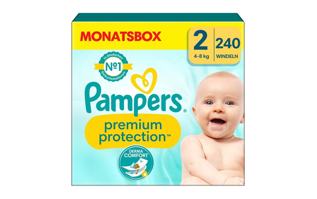 Pampers Couches Premium Protection Mini taille 2