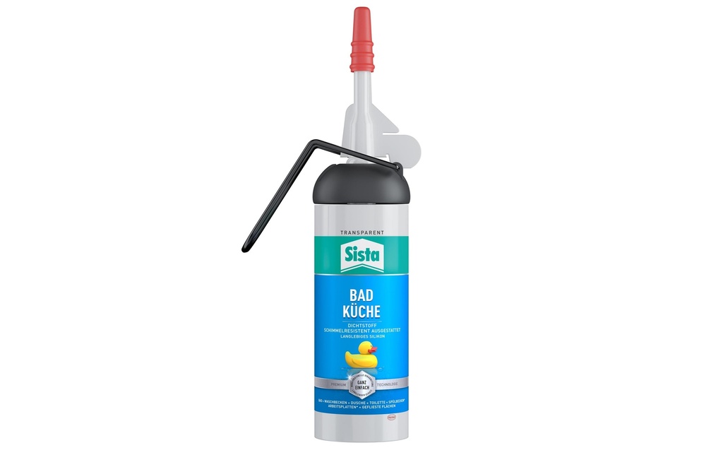 Sista Mastic Salle de bains et cuisine 100 ml, Transparent