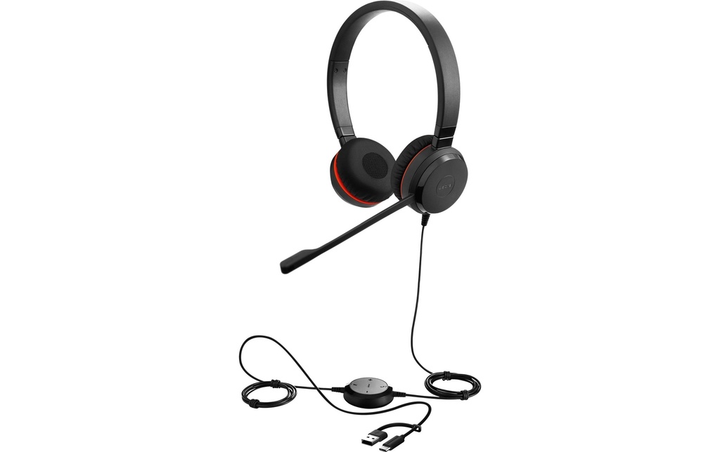 Jabra Casque avec micro Evolve 30 II Stereo MS USB C/A