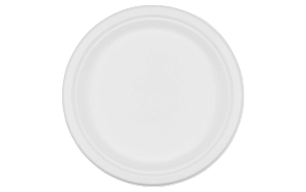 FURBER Assiettes jetables Ø 22.5 cm, 50 pièces, blanc