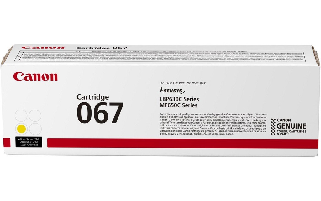 Canon Toner 067 / 5099C002 Yellow