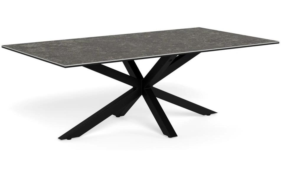 AC Design Table basse Heaven Noir, 130 x 70 x 46 cm