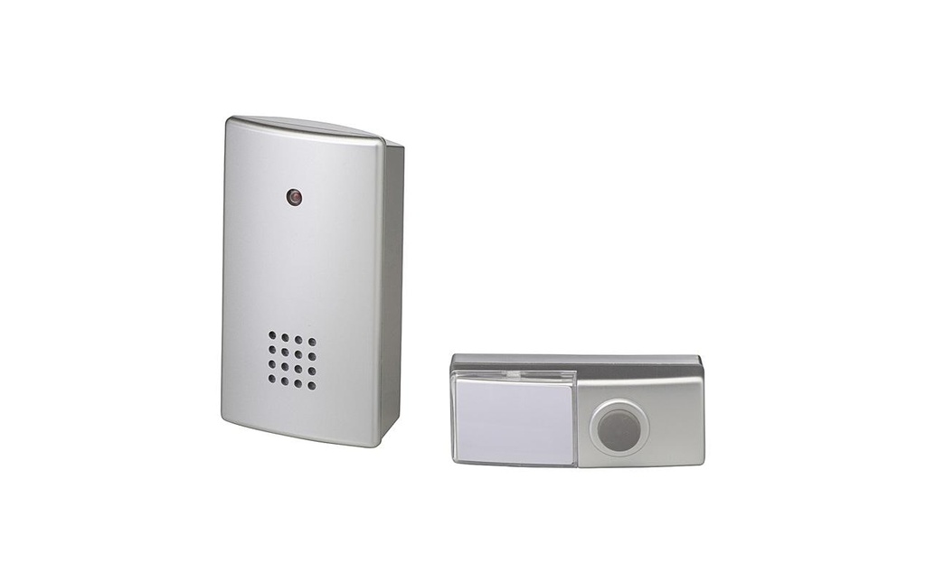 Heidemann Carillon de porte Set HX Clip 82 dB, 100 m, Gris