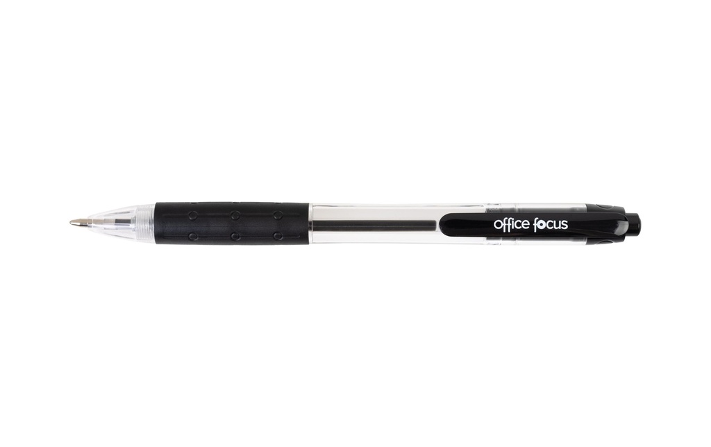 office focus Stylo bille Office Focus Mine 1 mm, Noir, 12 pièces