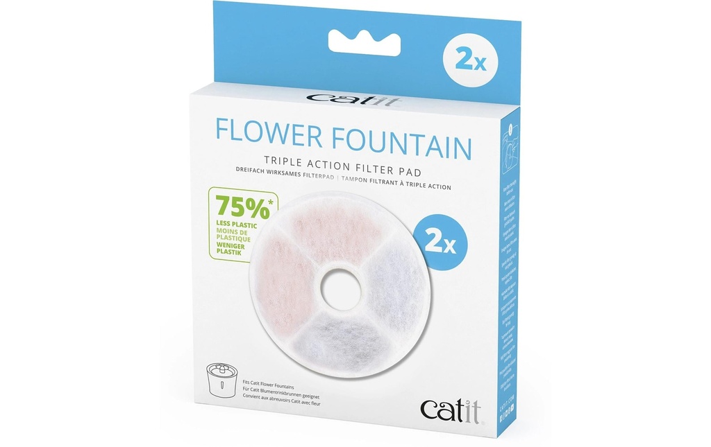 Catit Accessoire Senses 2.0 Triple Action 2 pièces