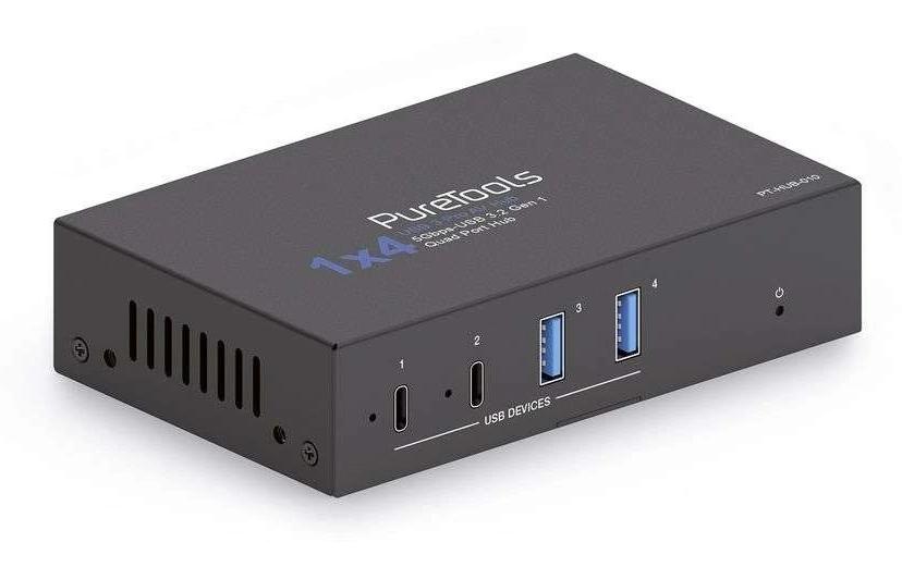 PureLink PureTools PT-HUB-010 Hub industriel USB 3.2 Gen1 2x USB-A 2x USB-C