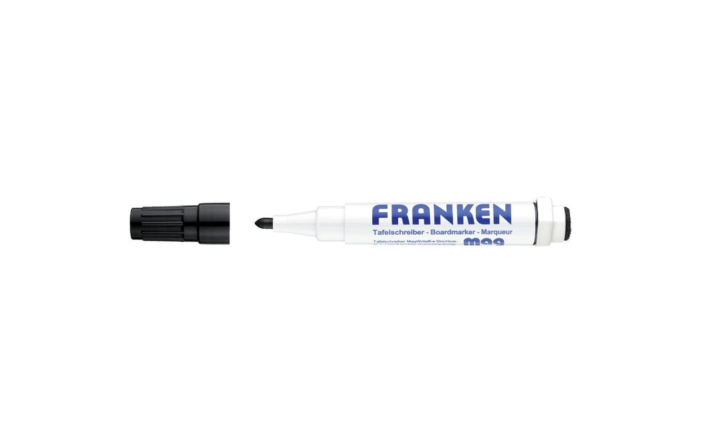 Franken Marqueur pour tableau blanc MagWrite, 1 - 3 mm Noir