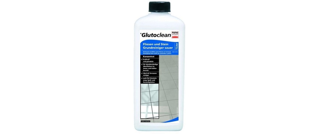 Glutoclean Carrelage+Pierre Nettoyage de base acide 1 l, 1 Pièce/s