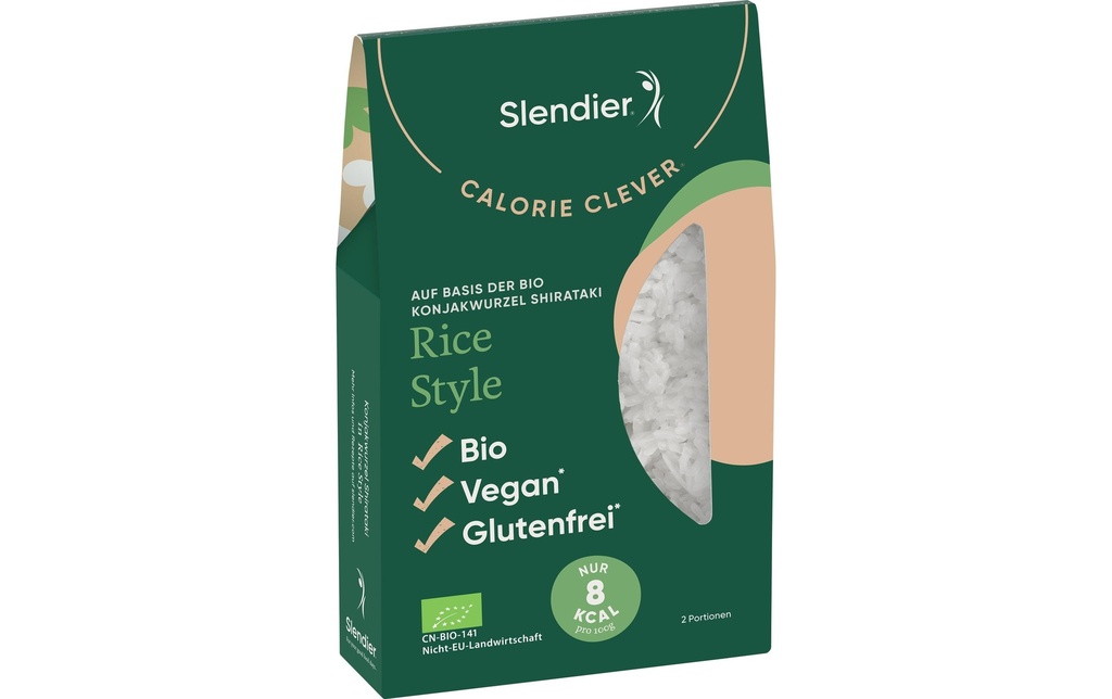Slendier Pâtes alimentaires Konjak Rice Style 400 g