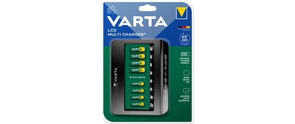 Varta Chargeur LCD Multi Charger+