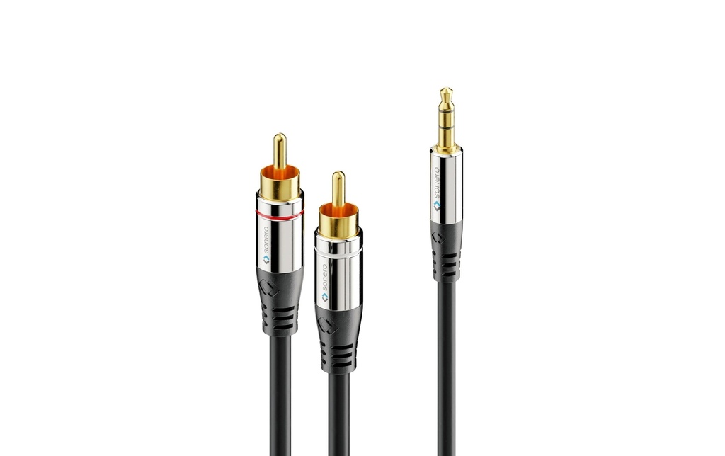 sonero Câble audio jack 3.5 mm - Cinch 5 m