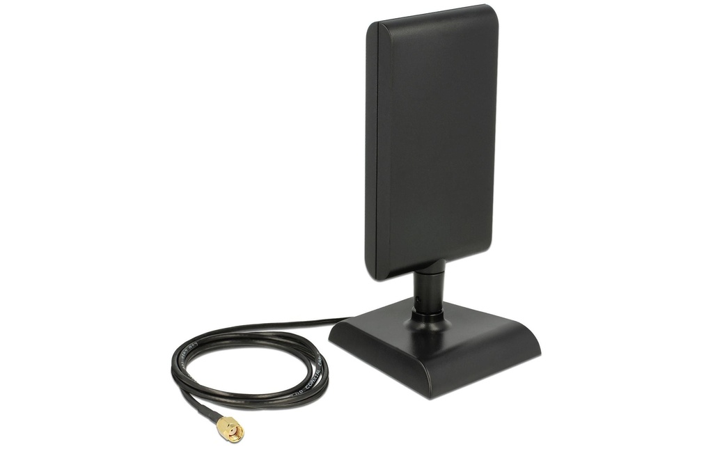 Delock Antenne Wi-Fi RP-SMA RP-SMA 9 dBi Rayonnement omni directionnel