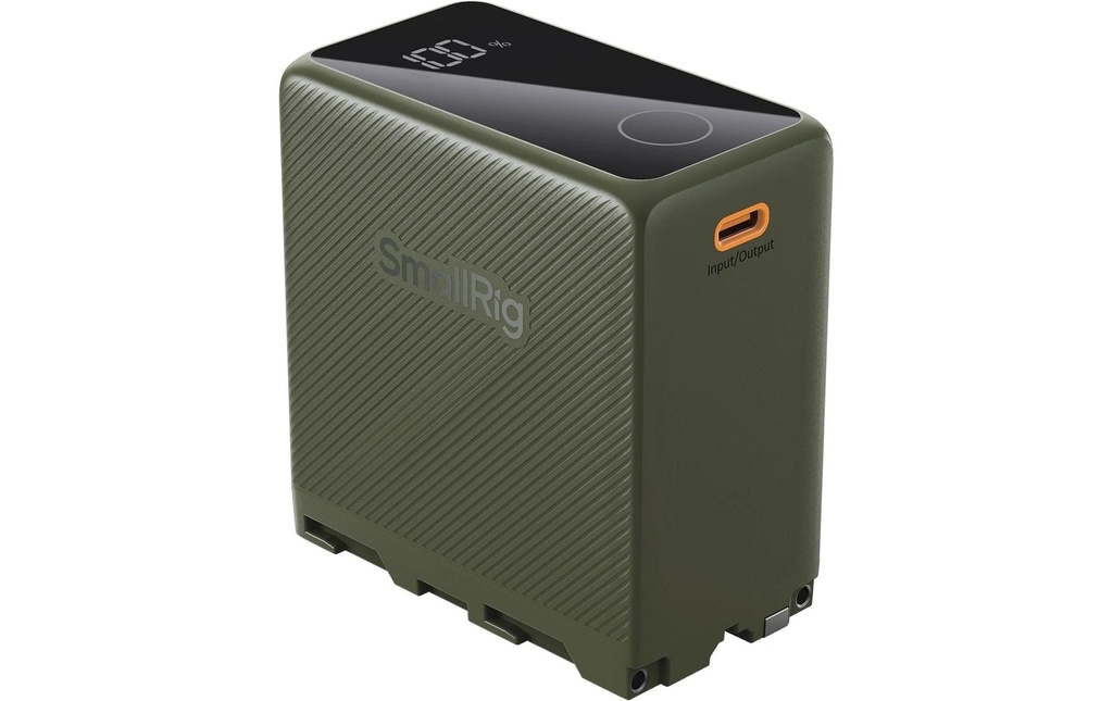 Smallrig Batterie pour Appareils photo numérique NP-F970 USB-C rechargeable - Vert