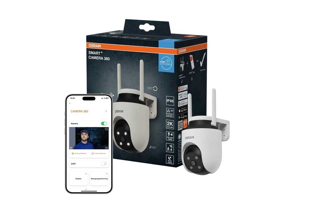 OSRAM Caméra Smart+ Outdoor 360