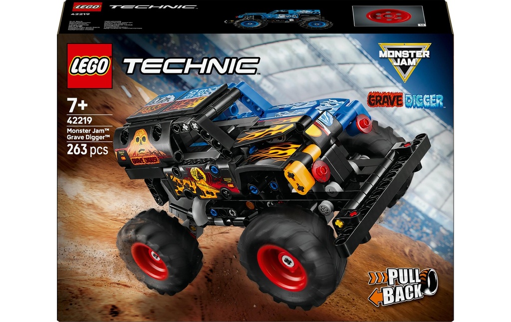 LEGO® Technic Monster Jam Grave Digger – Feu et glace 42219