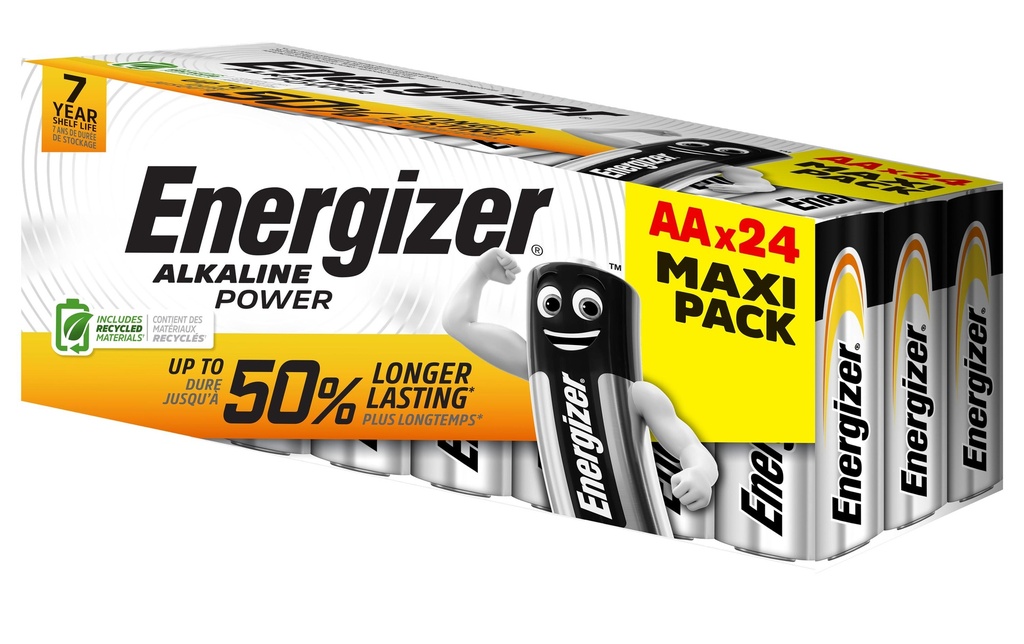 Energizer Pile Alkaline Power AA , 24 Pièce/s