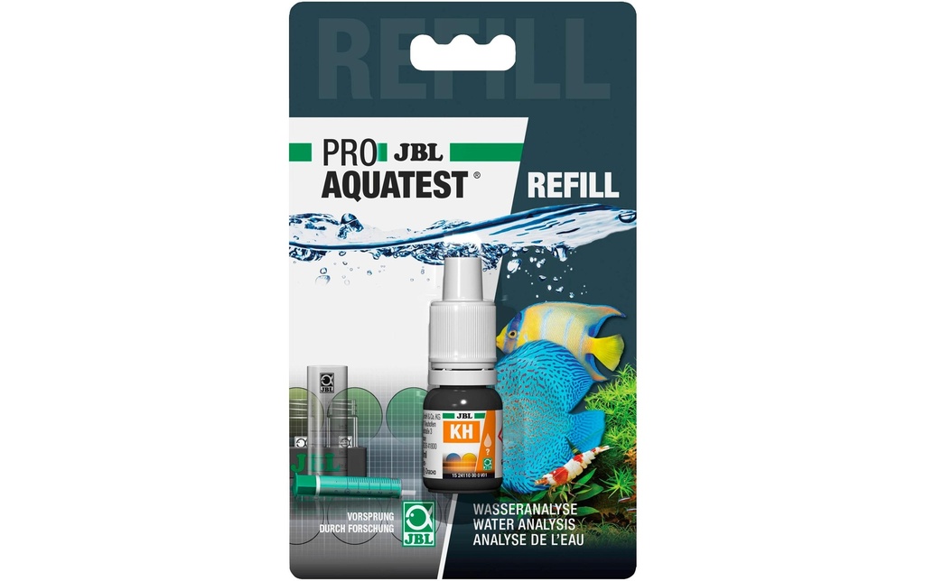 JBL Test de l'eau ProAquaTest KH Dureté carbonatée, Recharge