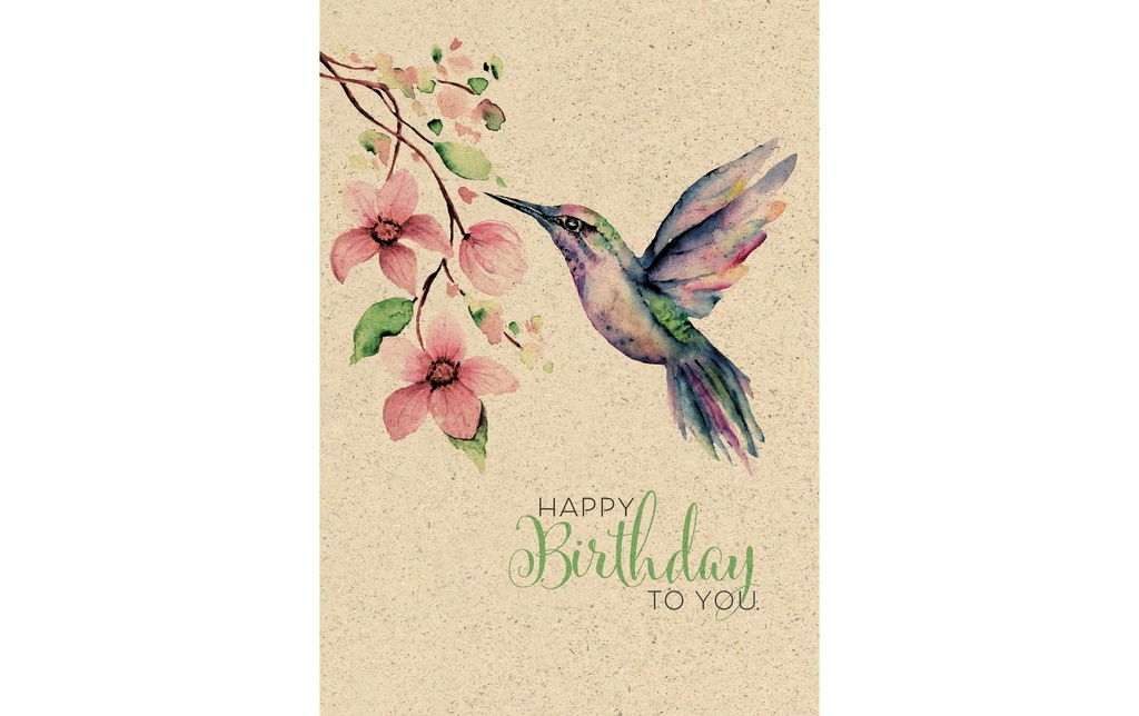 Natur Verlag Carte de félicitations Colibri 17.5 x 12.2 cm