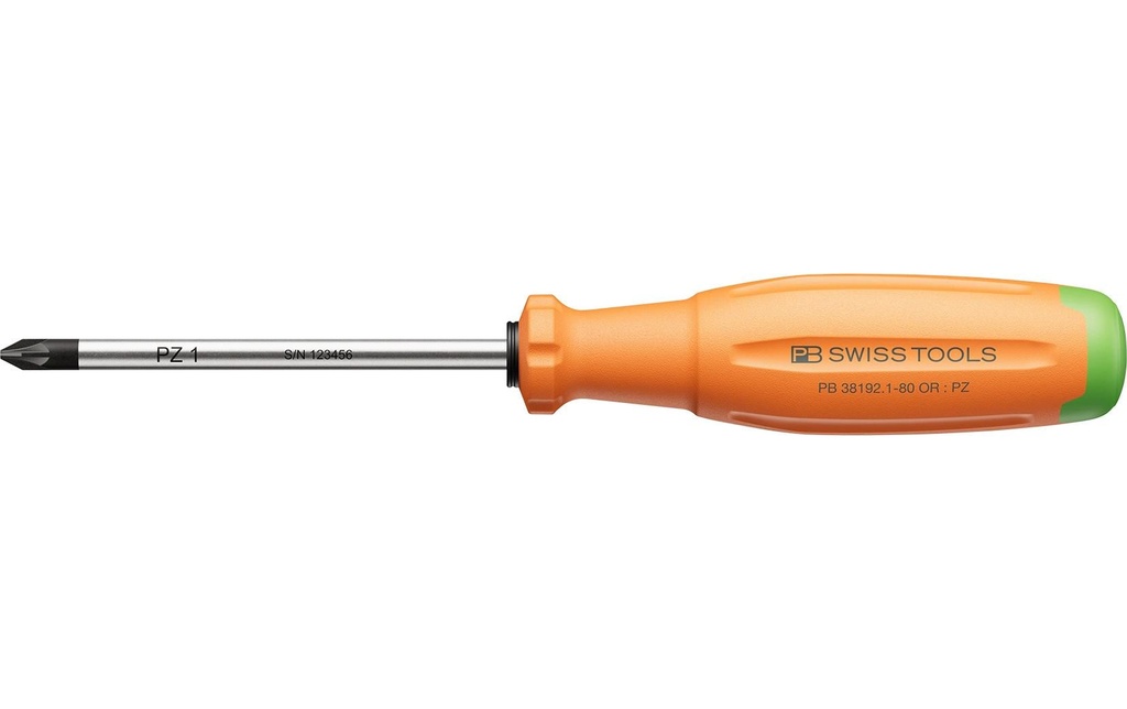 PB Swiss Tools Tournevis cruciforme SwissGrip Evo PZ PB 38192.1-80