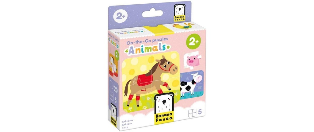BANANA PANDA Puzzle On-the-Go Animals (20 pces)