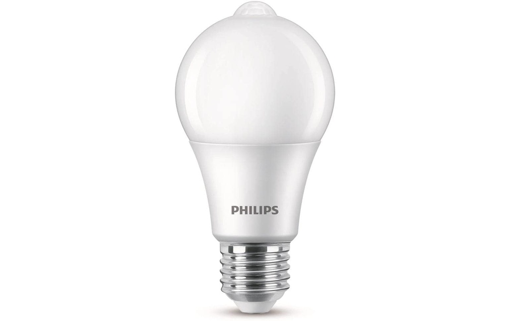 Philips Lampe LED 60W E27 A60 Sensor WW FR ND Blanc chaud (WW)