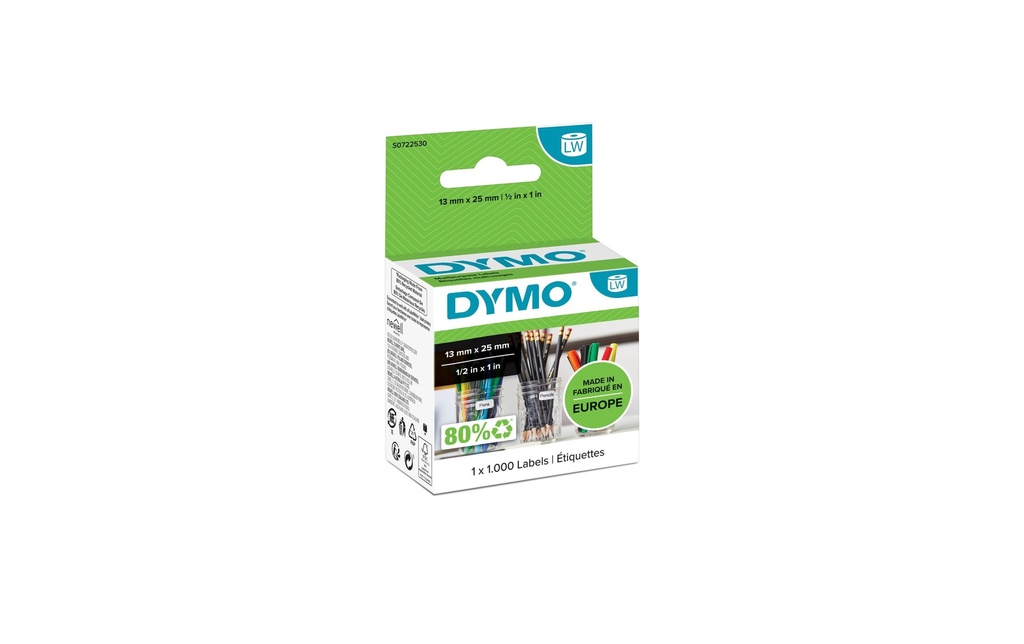 [123113530] DYMO Dymo étiqu.pr.usage mult.blanc