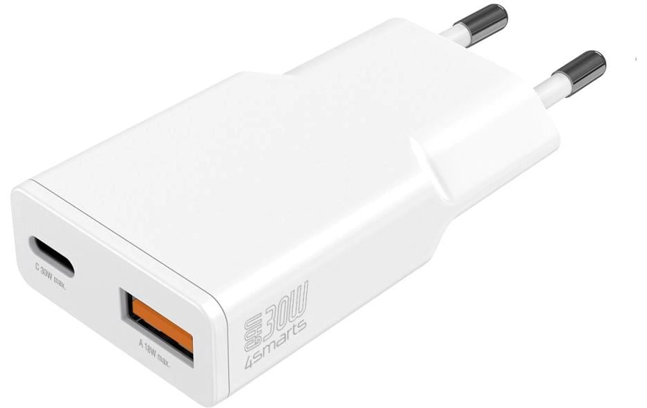 4smarts Chargeur mural USB PDPlug Slim Duos 30 W