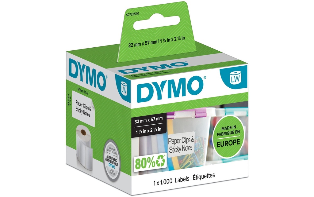 DYMO Dymo étiq.pr.usage mult.blanc