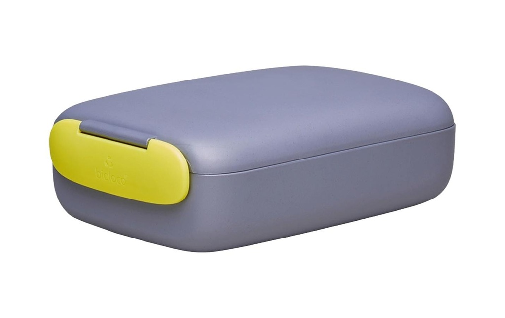 BioLoco Boîte casse-croûte rectangle -Wicked Jaune/Gris