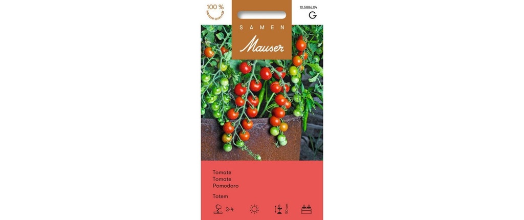 Samen Mauser Semence Urban Gardening Totem Tomate