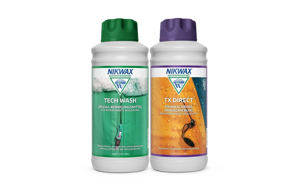 NIKWAX Kit Tech Wash & TX.Direct Wash-In 2 x 1 l