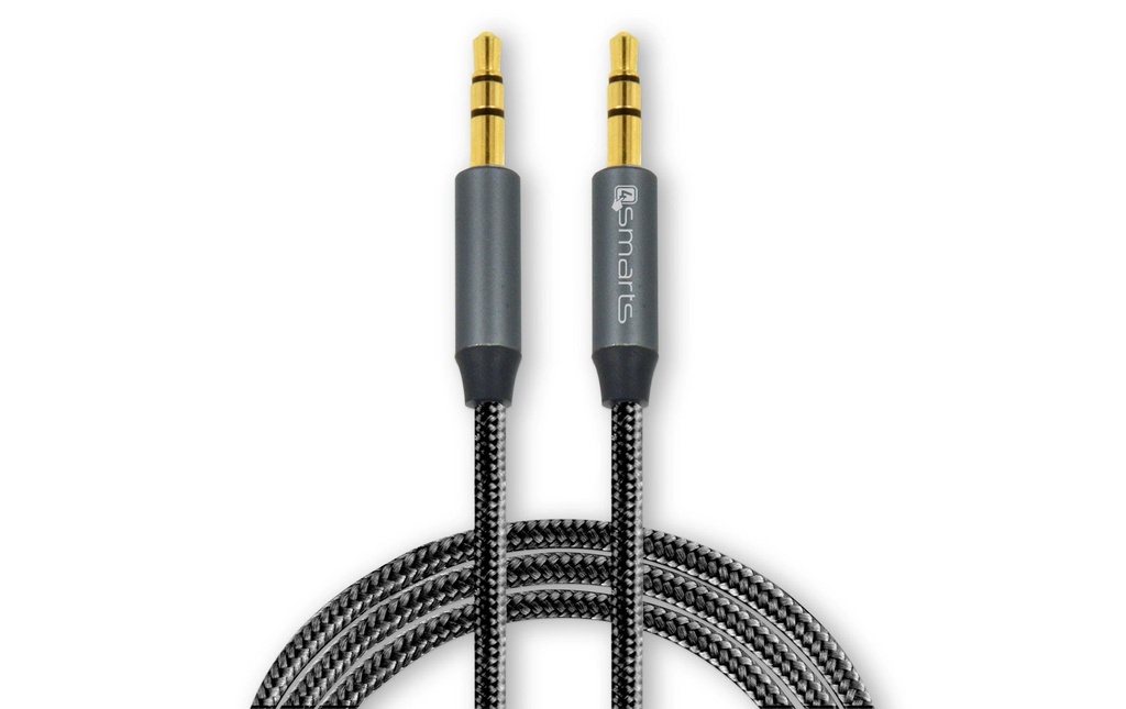4smarts Câble audio de 3,5 mm 1m, noir