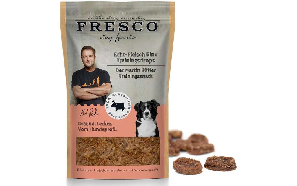 FRESCO Friandise Gouttes d'entraînement Martin Rütter Bœuf, 150 g