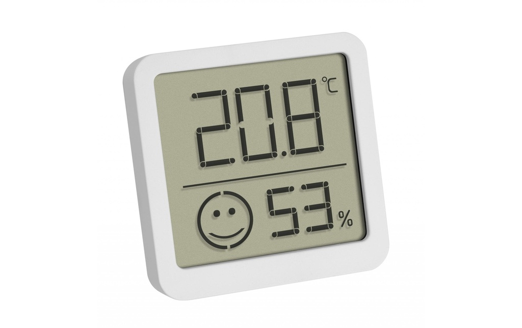 TFA Dostmann Thermo/hygromètre Digital, Blanc