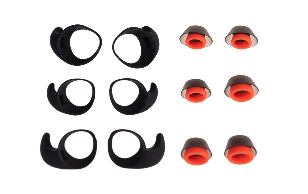 Jabra Coussinets d’écouteurs Evolve 75e 3x EarGels, 3x EarWings