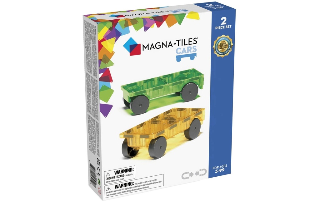Magna-Tiles Modèle construction Kit d'extension pour voitures