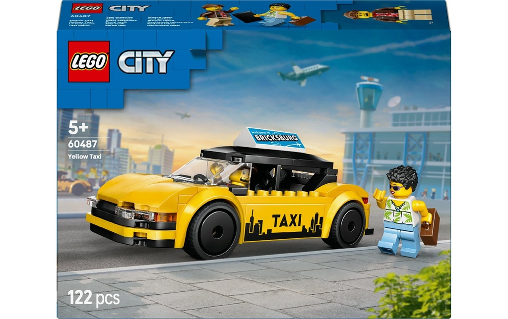 LEGO® City Le taxi jaune 60487