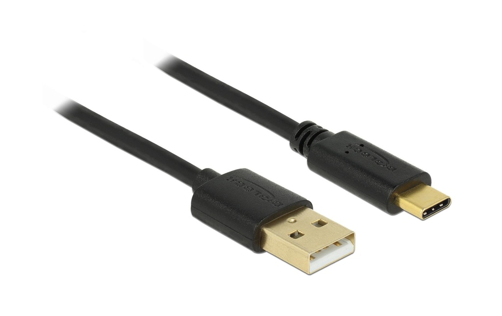 Delock Câble USB 2.0  USB-A - USB-C 3 m