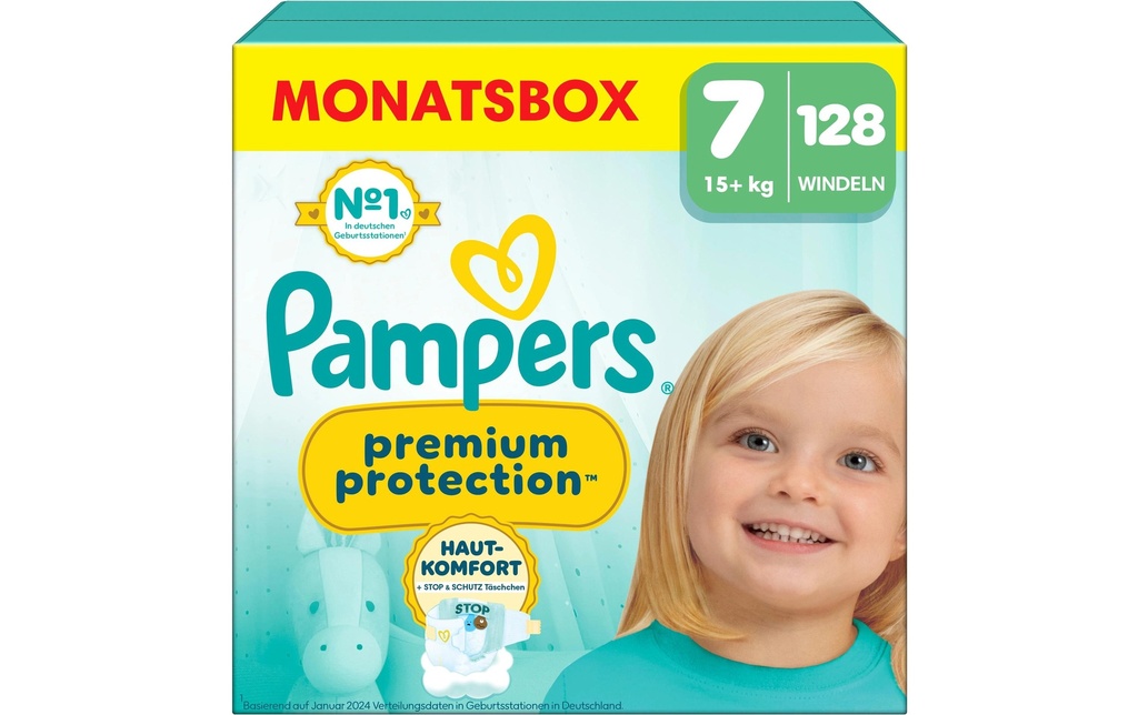 Pampers Couches Premium Protection Taille 7