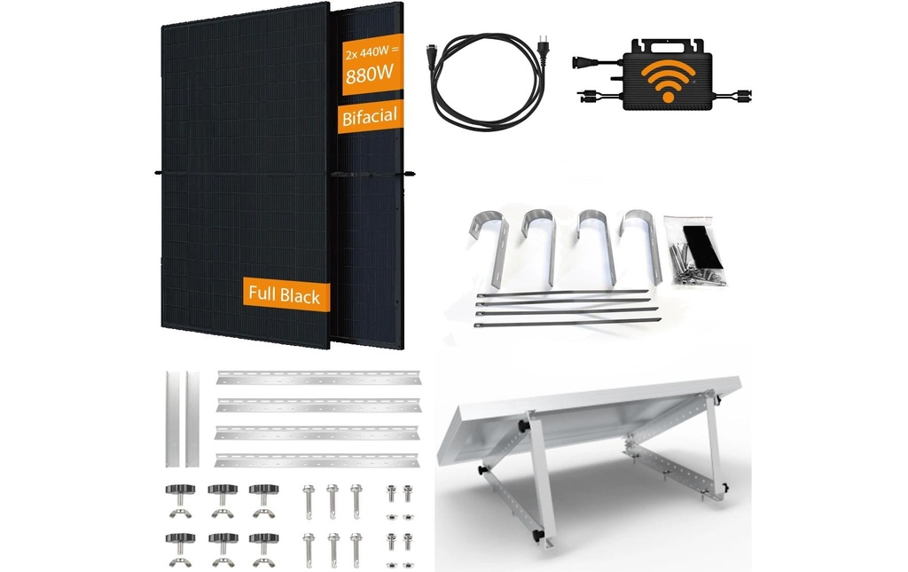 Technaxx Centrale solaire de balcon 600W TX-355